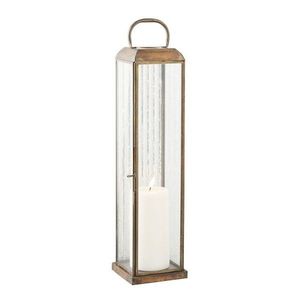 Kovový/sklenený lampáš (výška 49 cm) Herslev – House Nordic vyobraziť