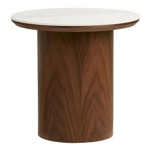 Okrúhly odkladací stolík s keramickou doskou ø 40 cm Noli – House Nordic vyobraziť