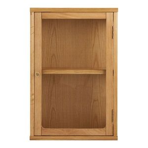 Závesná vitrína v prírodnej farbe 40x60x20 cm Zamora – House Nordic vyobraziť