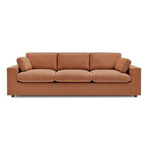 Oranžová pohovka 250 cm Belair – Bobochic Paris vyobraziť