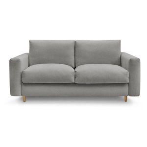 Sivá pohovka na každodenné spanie/rozkladacia 220 cm Cocoone – Bobochic Paris vyobraziť