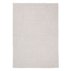 Slonovinový ručne tkaný vlnený koberec 120x170 cm Zen Garden – Flair Rugs vyobraziť