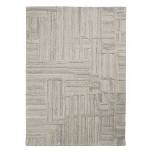 Sivobéžový ručne tkaný vlnený koberec 160x230 cm Elva – Flair Rugs vyobraziť