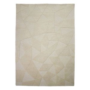 Béžový ručne tkaný vlnený koberec 160x230 cm Shard – Flair Rugs vyobraziť