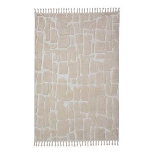 Krémový koberec 133x190 cm Esra Cobbled – Flair Rugs vyobraziť