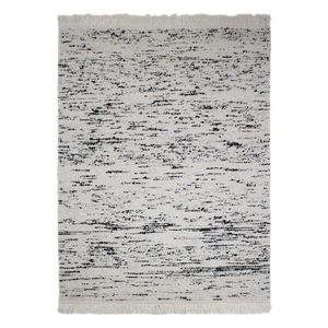 Sivý/slonovinový ručne tkaný vlnený koberec 160x230 cm Ellsa – Flair Rugs vyobraziť