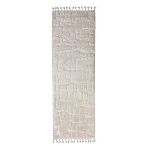 Krémový behúň 80x300 cm Esra Cobbled – Flair Rugs vyobraziť