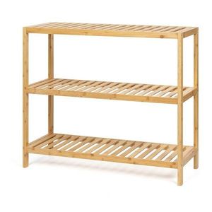 Bambusový kúpeľňový regál v prírodnej farbe 69x60 cm Skaren – Bonami Essentials vyobraziť