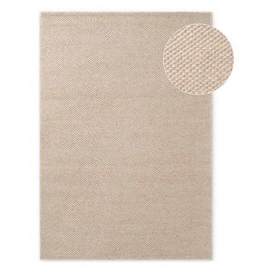 Béžový ručne tkaný vlnený koberec 200x290 cm Lyon Beans – Elle Decoration vyobraziť