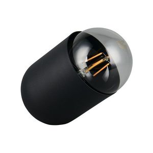 Čierna kovová stolová lampa (výška 13, 5 cm) Nara – Reality vyobraziť
