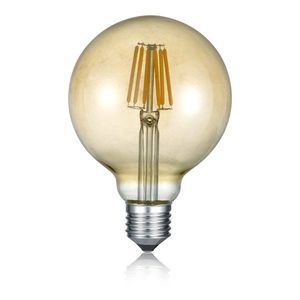 Teplá biela LED/filamentová žiarovka E27, 6 W Globe – Trio vyobraziť