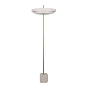 Slonovinová LED stojacia lampa so stmievačom (výška 138 cm) Keaton – Trio vyobraziť