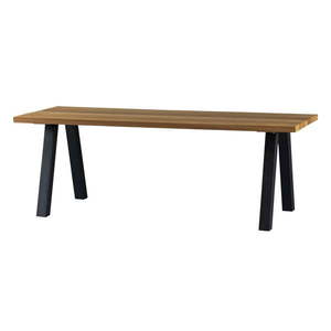 Záhradný jedálenský stôl z masívneho dreva 81x210 cm Tablo – WOOOD vyobraziť