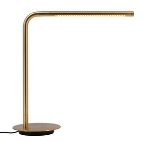 Kovová LED stolová lampa s USB portom/so stmievačom v mosadznej farbe (výška 46 cm) Omni Table – UMAGE vyobraziť