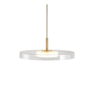 Oceľové LED závesné svietidlo so stmievačom so skleneným tienidlom ø 31 cm Asteria Mini – UMAGE vyobraziť