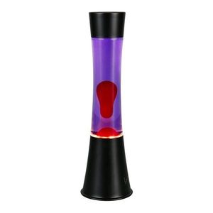 Čierna LED lávová lampa (výška 39, 5 cm) Etna – Reality vyobraziť