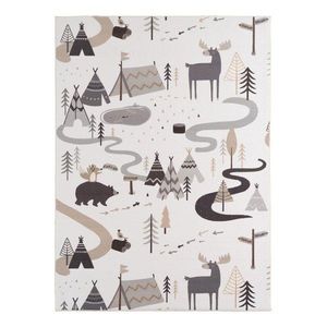 Krémovobiely prateľný detský koberec 160x230 cm Coco 1135 – Ayyildiz Carpets vyobraziť