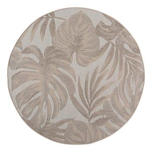 Béžový okrúhly vnútorný a vonkajší koberec ø 120 cm Desert 1302 – Ayyildiz Carpets vyobraziť