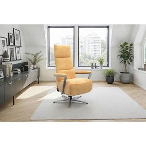 Sit & More RELAXAČNÉ KRESLO, textil, žltá vyobraziť