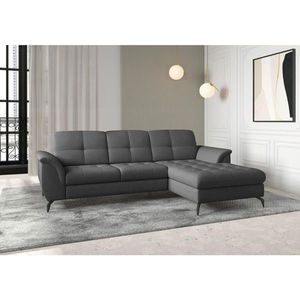 Sit & More ROHOVÁ SEDAČKA, textil, tmavosivá vyobraziť