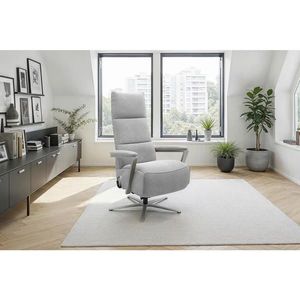 Sit & More RELAXAČNÉ KRESLO, textil, svetlosivá vyobraziť