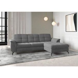 Sit & More ROHOVÁ SEDAČKA, textil, sivá vyobraziť