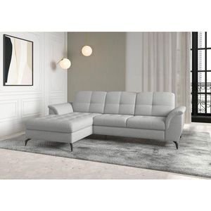Sit & More ROHOVÁ SEDAČKA, textil, svetlosivá vyobraziť