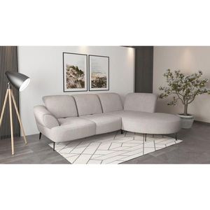 Sit & More ROHOVÁ SEDAČKA, textil, strieborná vyobraziť