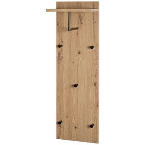 VEŠIAKOVÝ PANEL, čierna, farba duba, 30/100/20 cm vyobraziť