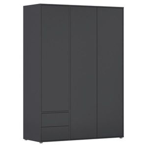 Rauch Möbel SKRIŇA S OTOČNÝMI DVERAMI, sivá, 140/194/53 cm vyobraziť