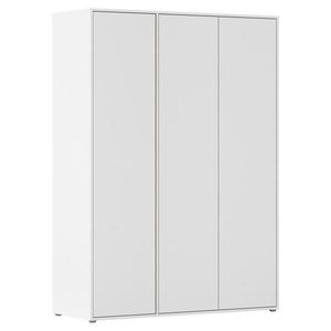 Rauch Möbel SKRIŇA S OTOČNÝMI DVERAMI, biela, 140/194/53 cm vyobraziť