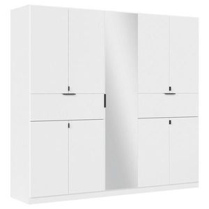Rauch Möbel SKRIŇA S OTOČNÝMI DVERAMI, strieborná, biela, 226/210/54 cm vyobraziť