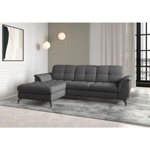 Sit & More ROHOVÁ SEDAČKA, textil, tmavosivá vyobraziť