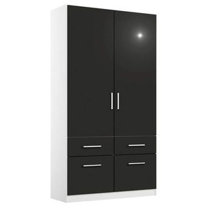 Rauch Möbel SKRIŇA S OTOČNÝMI DVERAMI, sivá, biela, 91/197/54 cm vyobraziť