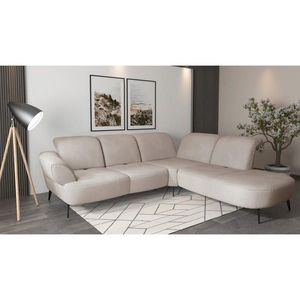 Sit & More ROHOVÁ SEDAČKA, textil, sivobéžová vyobraziť