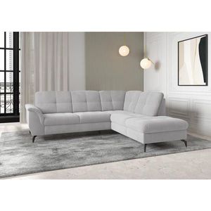 Sit & More ROHOVÁ SEDAČKA, textil, strieborná vyobraziť