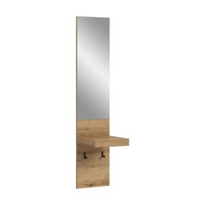Livetastic VEŠIAKOVÝ PANEL, tmavý dub, 35/160/37 cm vyobraziť