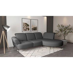 Sit & More ROHOVÁ SEDAČKA, textil, tmavosivá vyobraziť