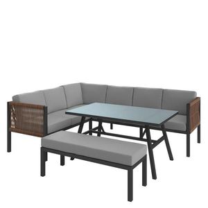 Ambia Garden TERASOVÁ SEDACIA SÚPRAVA kov, plast, sklo, textil vyobraziť