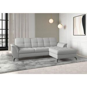 Sit & More ROHOVÁ SEDAČKA, textil, svetlosivá vyobraziť