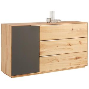 Valnatura ŠIROKÁ KOMODA, divoký jadrový buk, antracitová, farba buka, 150/82/42 cm vyobraziť