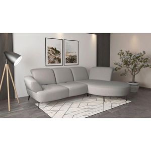 Sit & More ROHOVÁ SEDAČKA, textil, svetlosivá vyobraziť