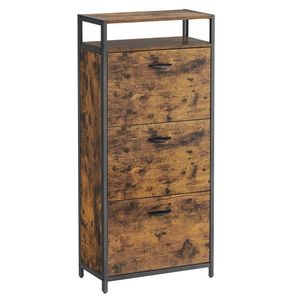 Boxxx VÝKLOPNÁ SKRINKA NA TOPÁNKY, hnedá, čierna, 60/130/30 cm vyobraziť