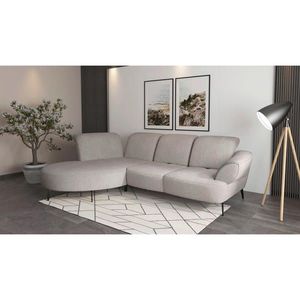 Sit & More ROHOVÁ SEDAČKA, textil, strieborná vyobraziť