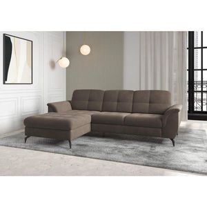 Sit & More ROHOVÁ SEDAČKA, textil, tmavohnedá vyobraziť