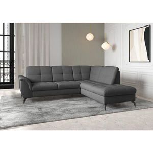 Sit & More ROHOVÁ SEDAČKA, textil, tmavosivá vyobraziť