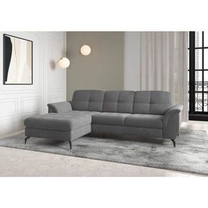 Sit & More ROHOVÁ SEDAČKA, textil, sivá vyobraziť