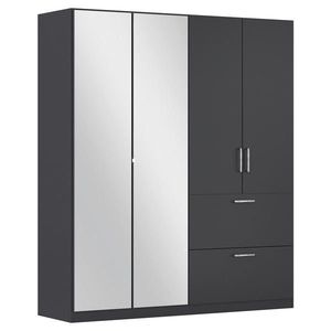 Rauch Möbel SKRIŇA S OTOČNÝMI DVERAMI, sivá, 180/210/54 cm vyobraziť