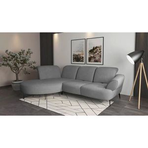 Sit & More ROHOVÁ SEDAČKA, textil, sivá vyobraziť