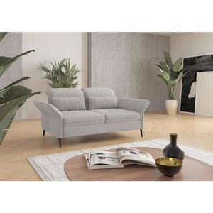 Sit & More TROJMIESTNA POHOVKA, textil, strieborná vyobraziť
